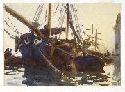 John Singer Sargent Venetian Boats oil painting